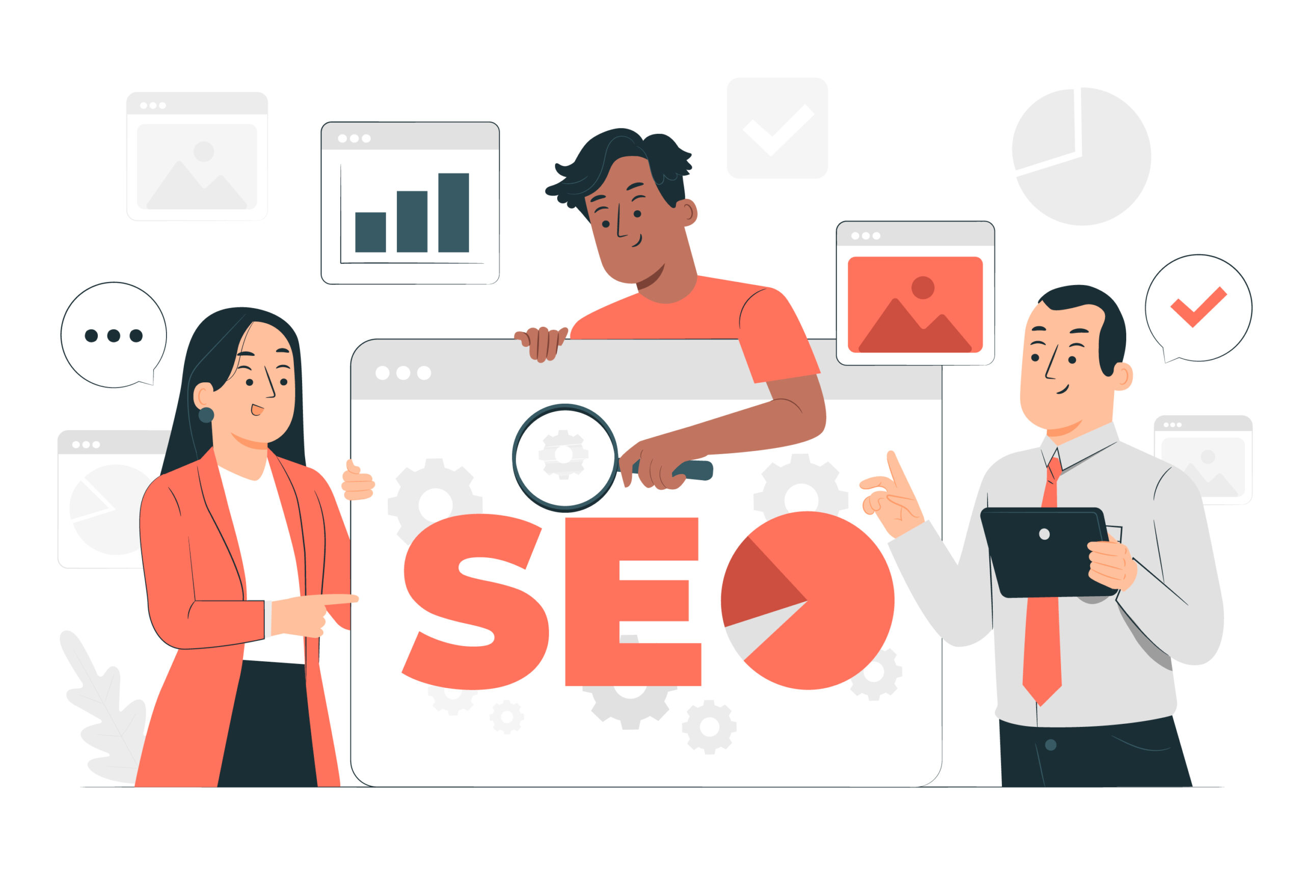 Illustration seo référencement